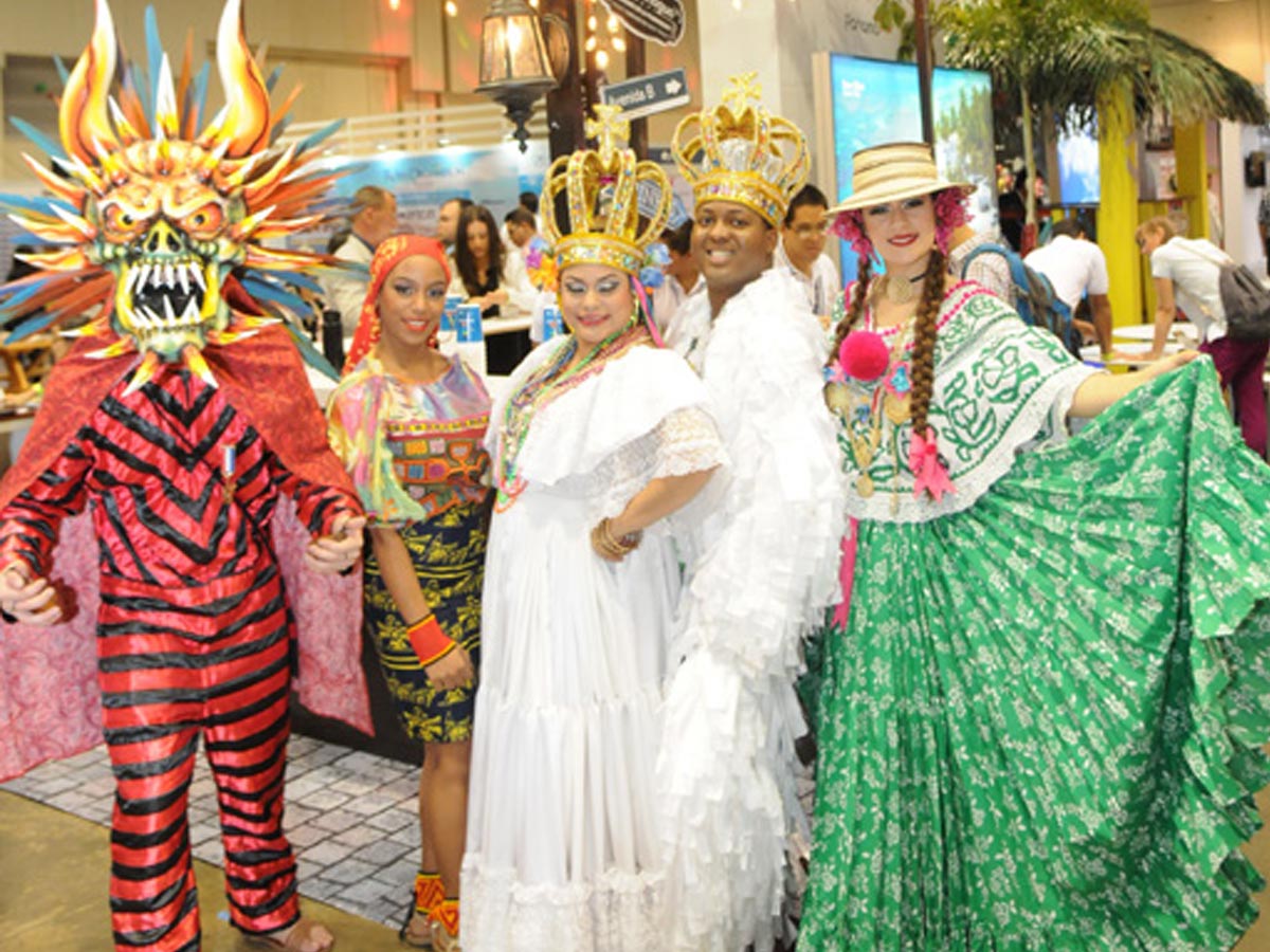Cortesía Expo Turismo Internacional. Diversas actividades realizadas en el marco de la feria buscan dar honor a la cultura panameña en todo su esplendor.