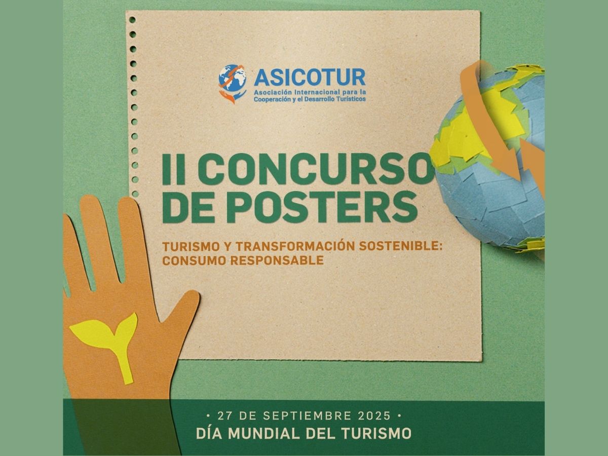 En su ya habitual encuentro mensual, ASICOTUR (Asociación Internacional para la Cooperación y el Desarrollo Turístico) reunió este jueves a miembros y colaboradores de 24 países para presentar oficialmente las bases del II Concurso de Diseño de Pósteres con motivo del Día Mundial del Turismo 2025.