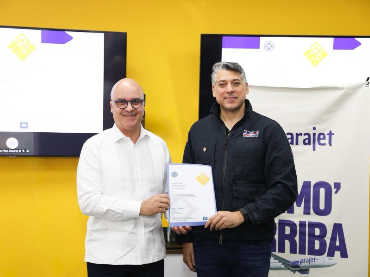 El hito consolida a Arajet como referente regional en seguridad operacional y gestión de riesgos