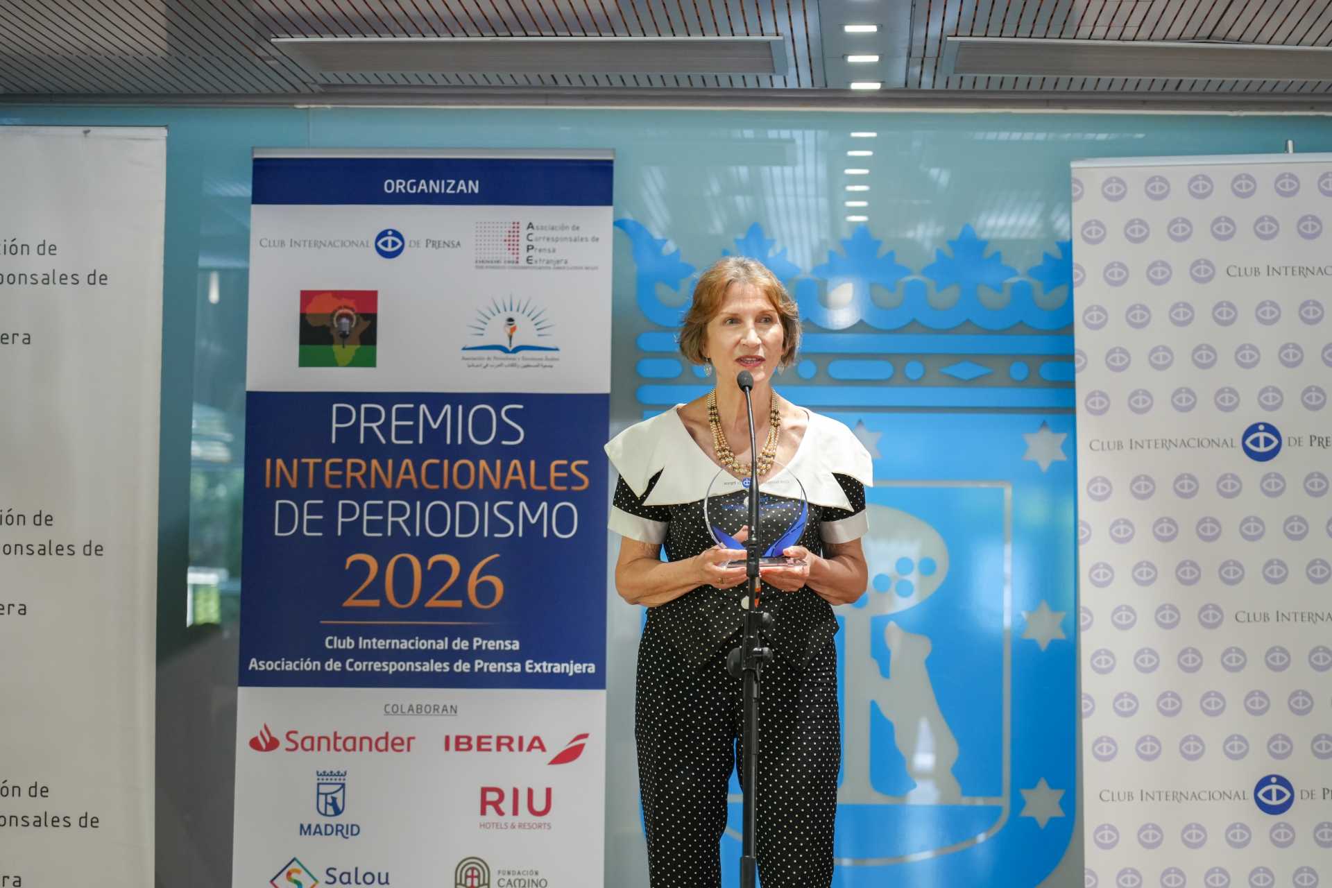 El Club Internacional de Prensa y la Asociación de Corresponsales de Prensa Extranjera celebraron en Madrid la entrega de sus Premios Anuales de Periodismo Internacional 2026. El acto reconoció la trayectoria y el trabajo de destacados profesionales y entidades de los ámbitos del periodismo, la fotografía, el turismo, el deporte y la cultura.  Entre los galardonados destacaron Iker Jiménez, Asunción Valdés, Ramón Vilaró, Patricia Alvarado y Pío Cabanillas. También fueron reconocidos Turespaña, la Selección Española de Fútbol, la Fundación Excelentia y el Gran Museo Egipcio.