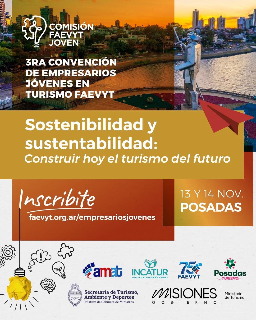 LLEGA LA 3era CONVENCIÓN DE EMPRESARIOS JÓVENES EN TURISMO FAEVYT: UNA MIRADA AL FUTURO DEL SECTOR