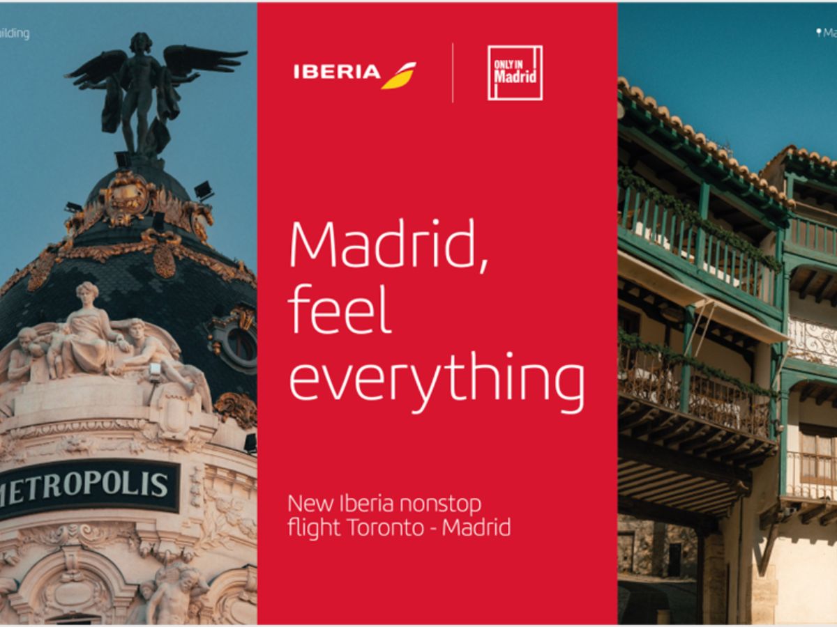 Iberia operará cinco frecuencias semanales entre Toronto y Madrid y ofrecerá más de 37 000 plazas durante la temporada de verano