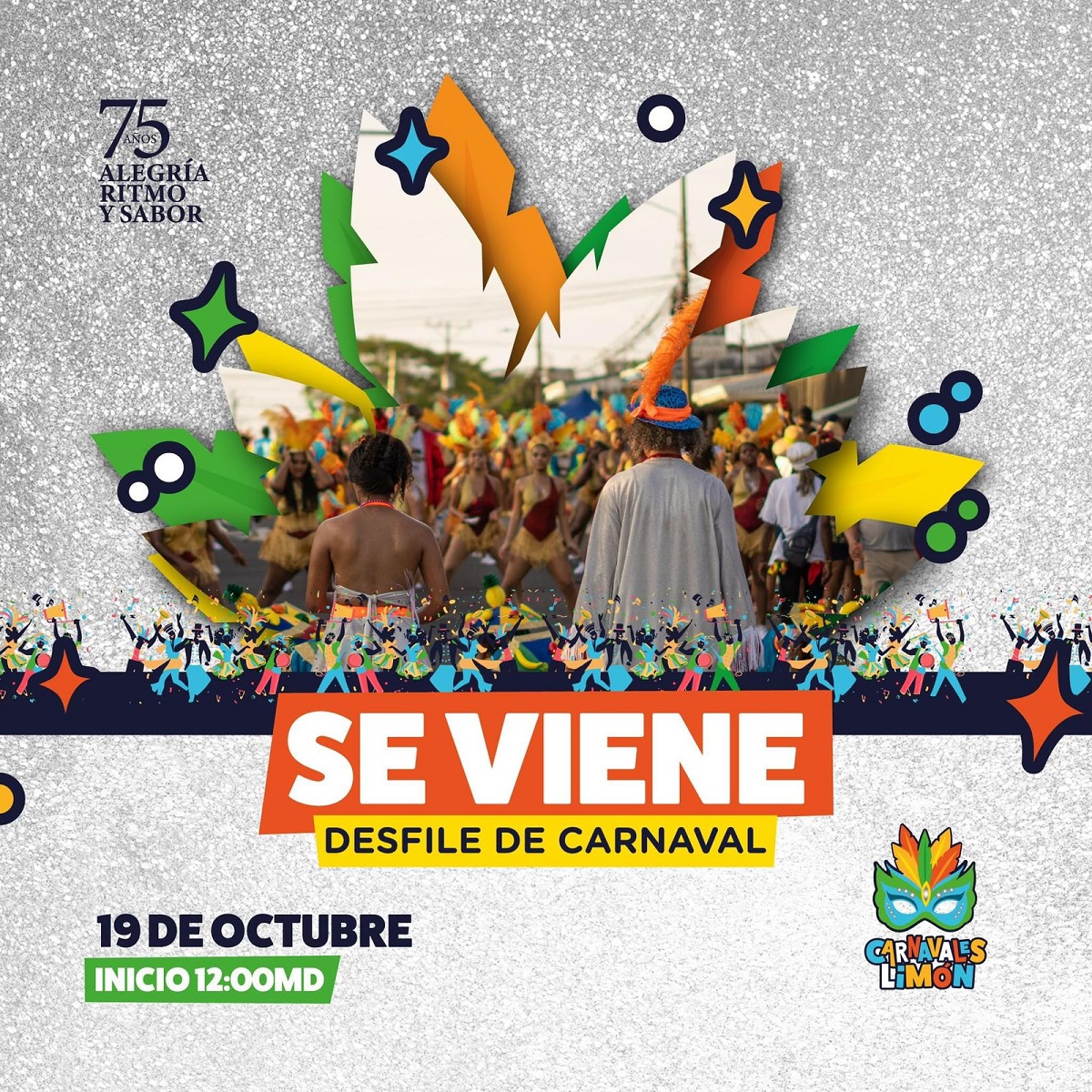 ICT invita a turistear y disfrutar de los Carnavales de Limón en su 75 aniversario 